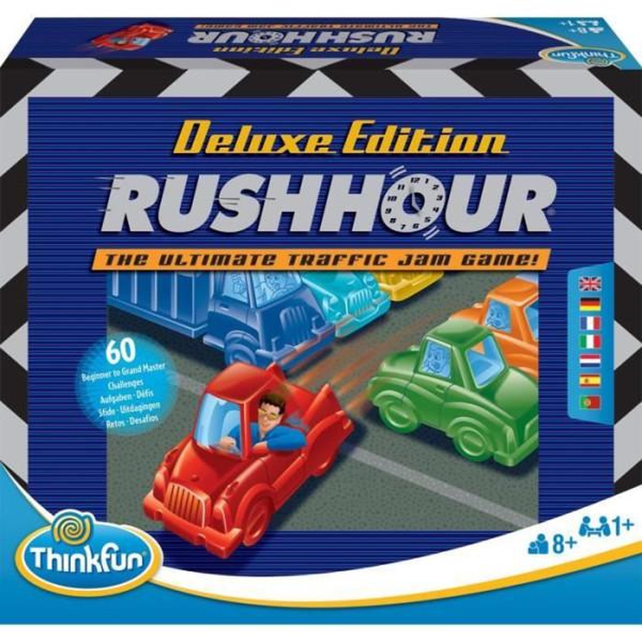 RAVENSBURGER Rush hour deluxe - ravensburger - casse-tete think fun - 60 défis 5 niveaux - des 8 ans