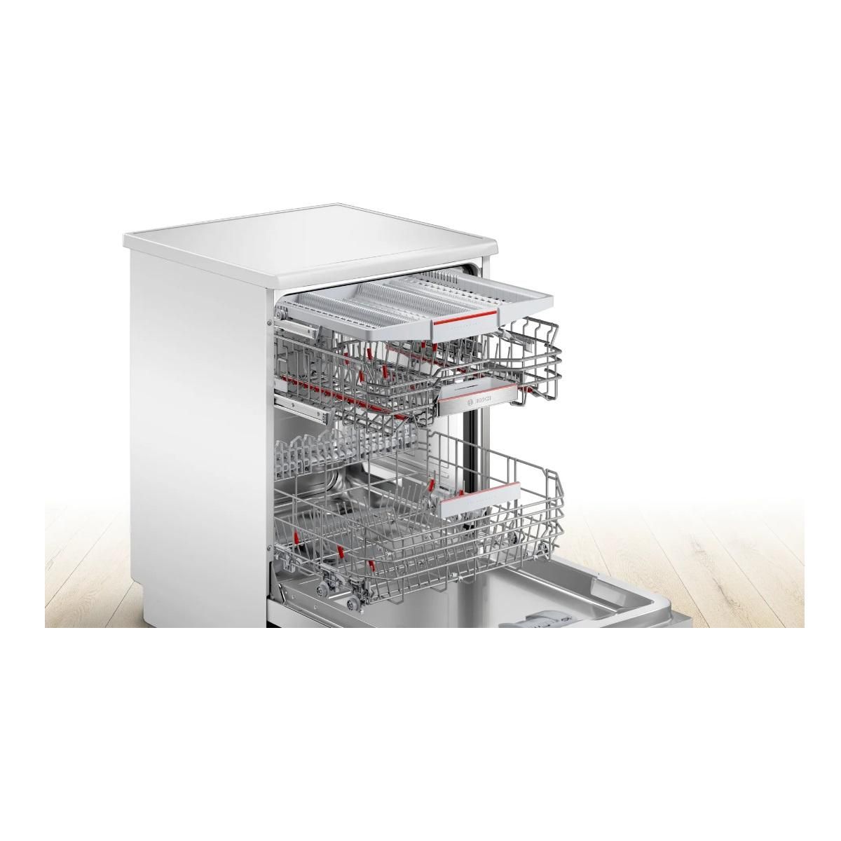 BOSCH Lave-vaisselle 60cm 14 couverts 40db blanc - SMS6ECW04E