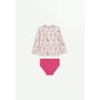 Petit Béguin Maillot de bain fille 2 pièces t-shirt ANTI-UV & culotte Riviera