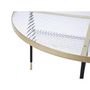 Voir la diapositive 6 : Paris Prix Table Basse Design en Verre  Bubbles  98cm Or