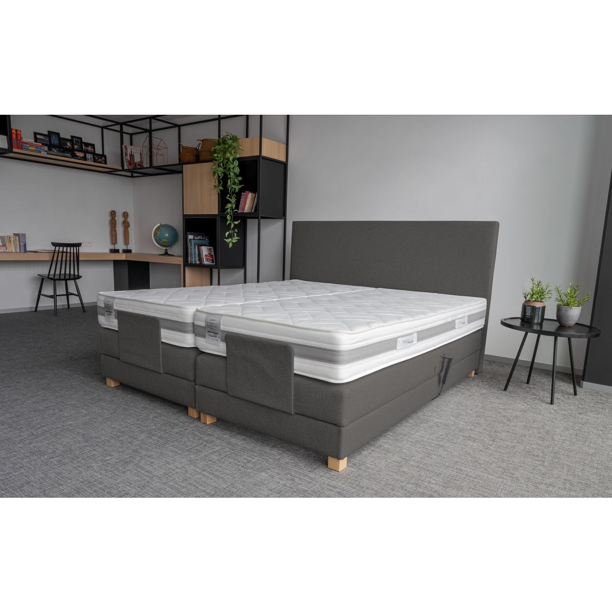 PRESTIGE Collection Ensemble complet Boxspring avec sommiers électriques 160x200 cm CONFORT HOTEL 