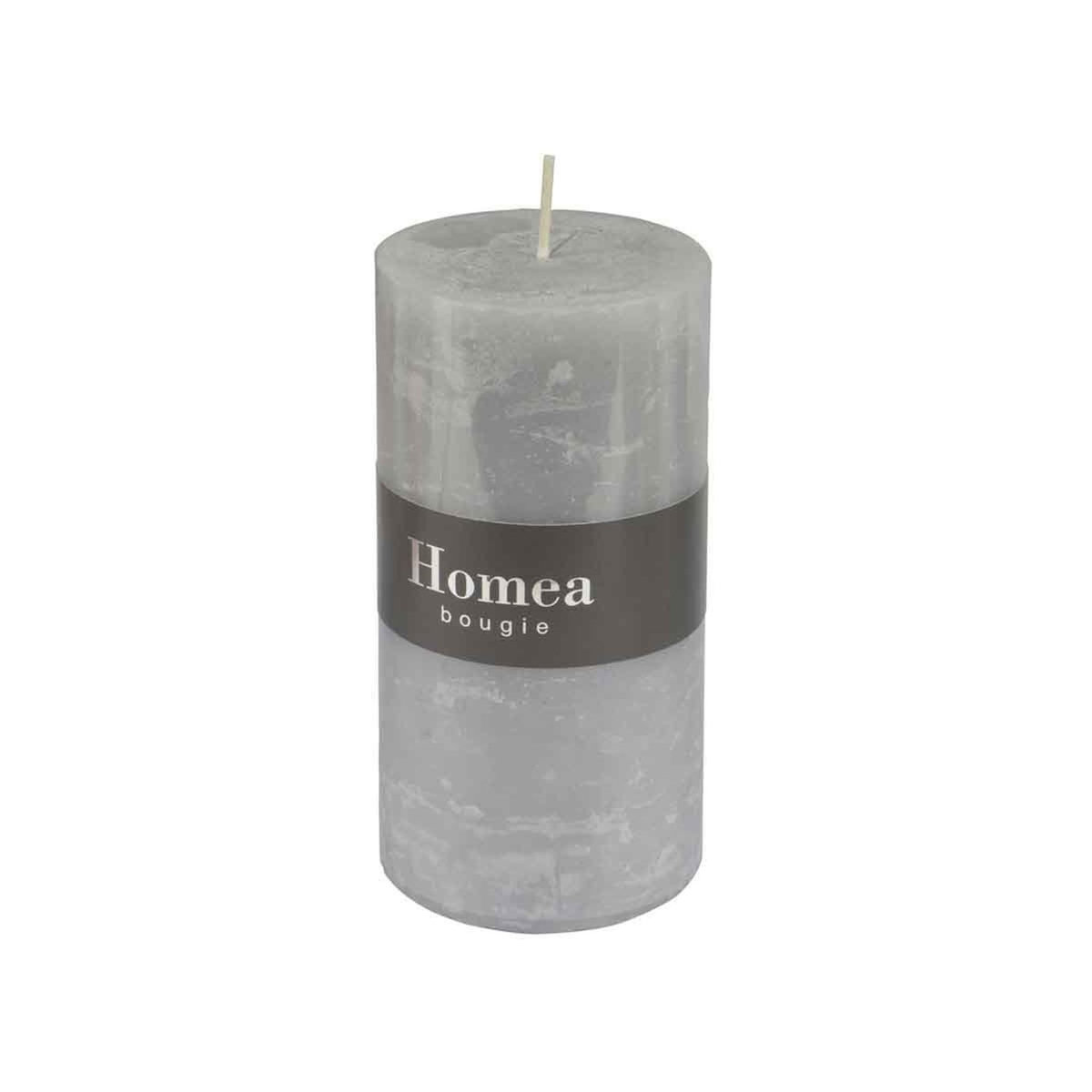 Paris Prix Bougie Pilier Déco  Rustique  13cm Gris