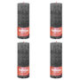 Voir la diapositive 1 : BOLSIUS Bolsius Bougies pilier rustiques Shine 4 pcs 190x68 mm Gris orageux