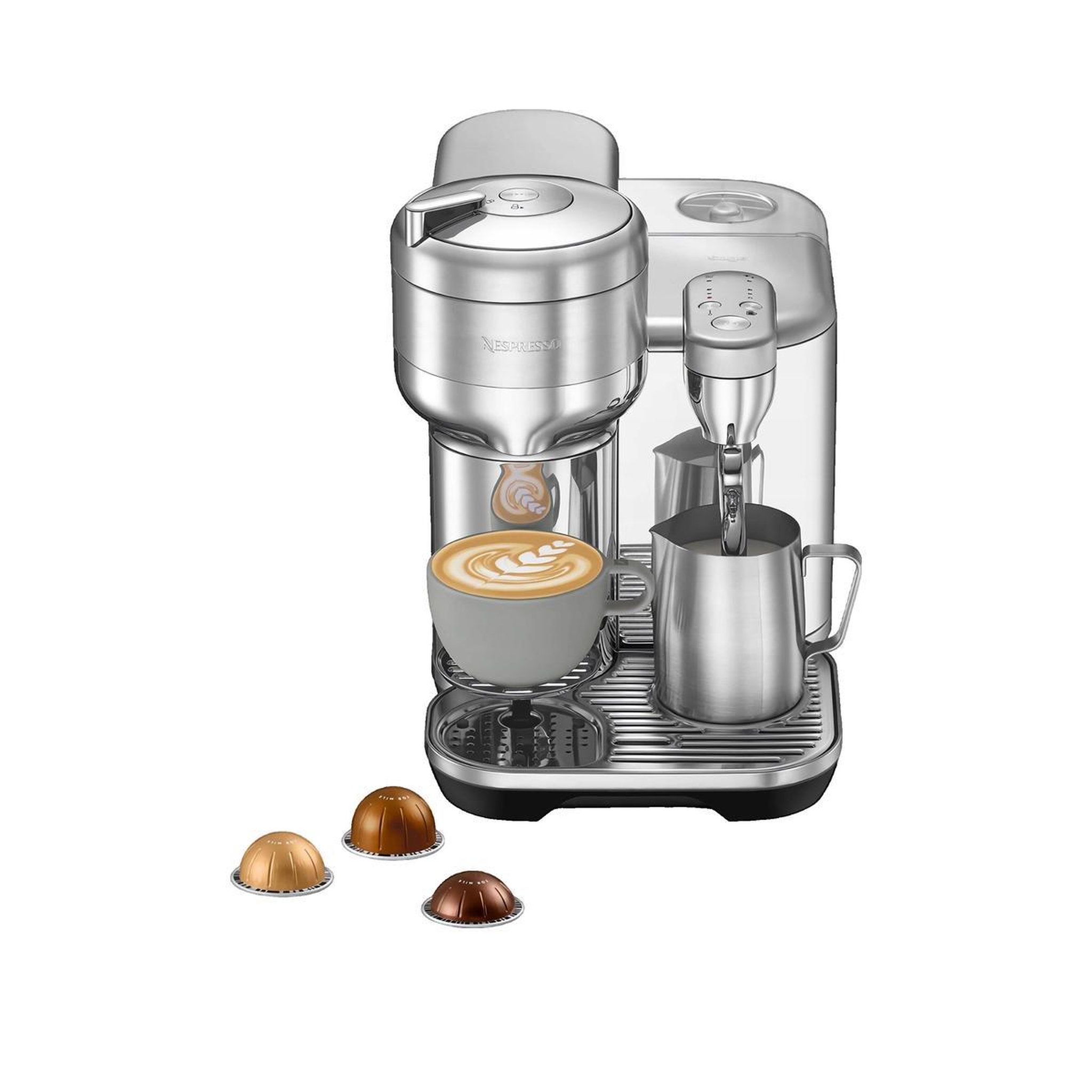 Sage SP Machine à café Sage Nespresso Creatista Vertuo Argenté