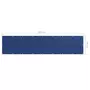 VIDAXL Ecran de balcon Bleu 90x400 cm Tissu Oxford