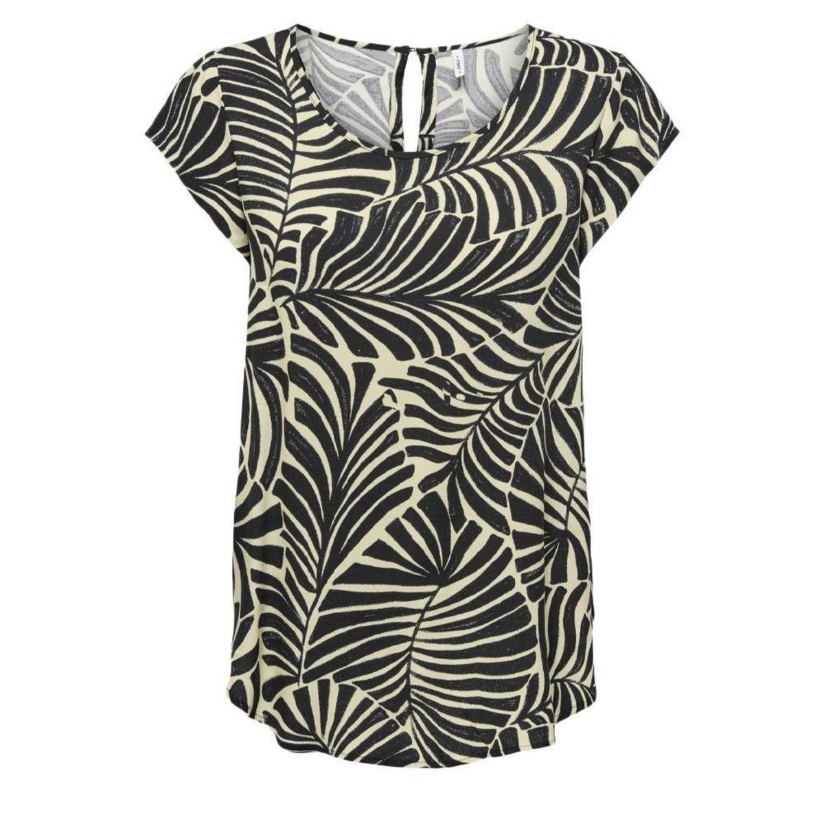 Only Blouse Beige/ à motifs Femme Only Nova