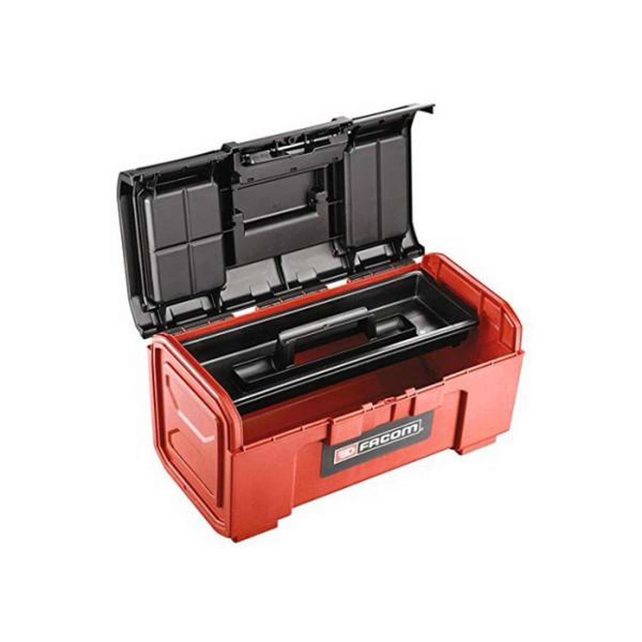 Voir la diapositive 2 : FACOM Boîte a outils plastique 19 facom - bp.c19npb - vide - fermeture automatique