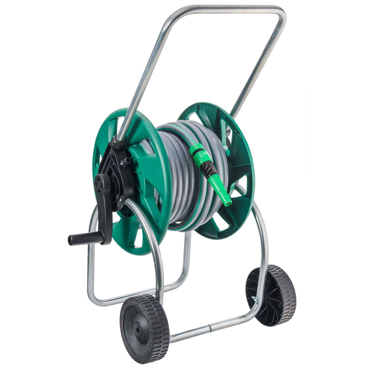 RAIN Dévidoir sur roues avec tuyau 15 mm 20 m