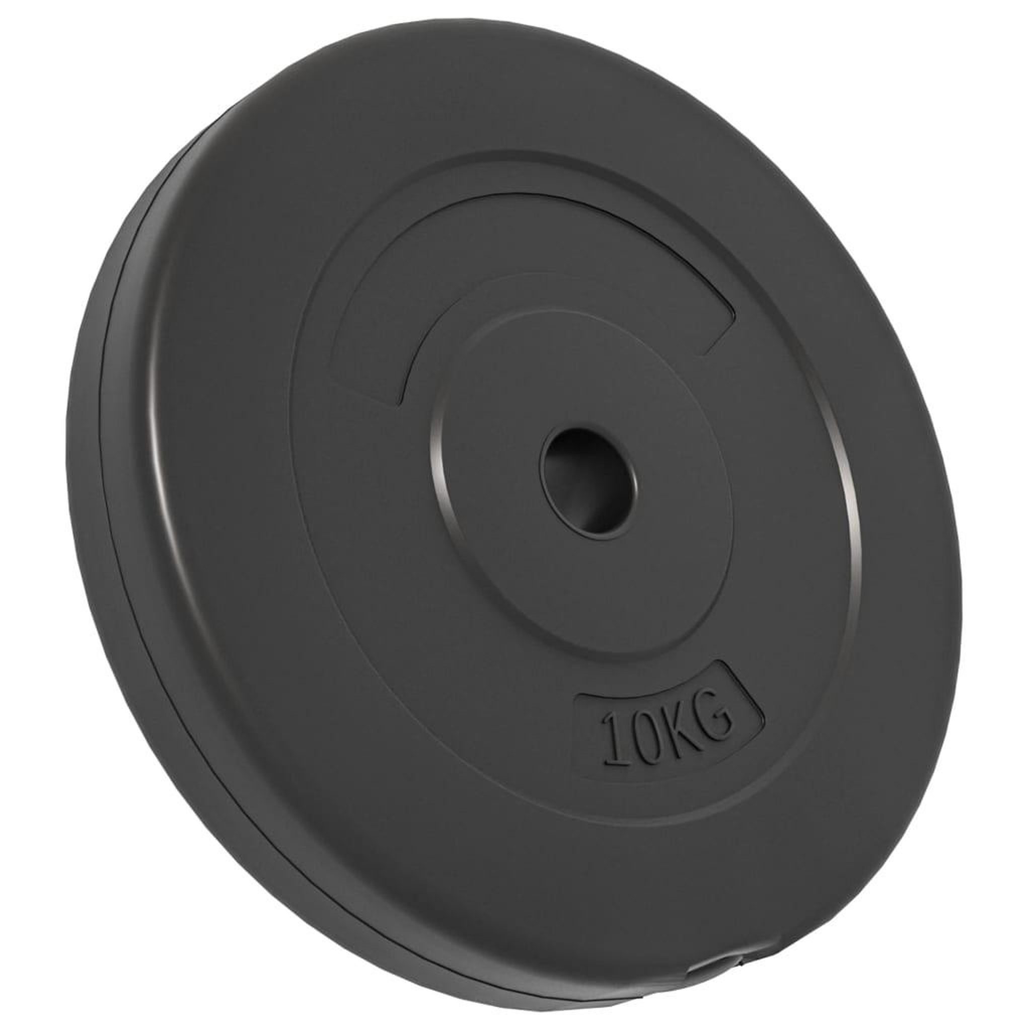 Voir la diapositive 4 : VIDAXL Plaques de poids 4 pcs 30 kg Beton