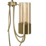 Voir la diapositive 2 : Paris Prix Lampe Suspension 3 Têtes  Versailles  60cm Or