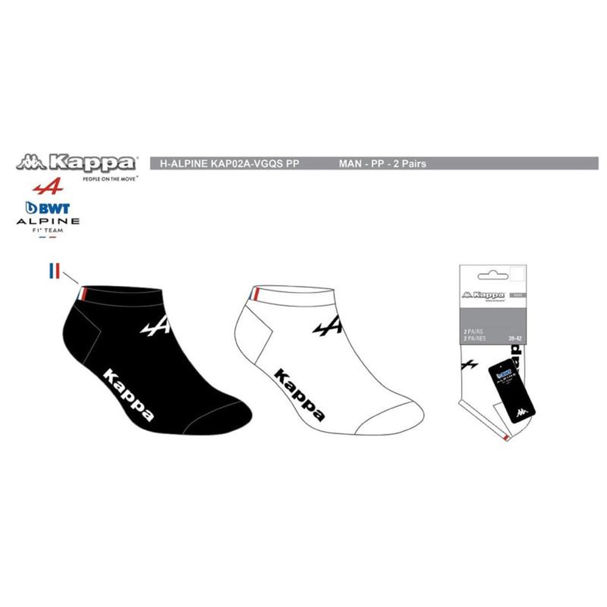 Voir la diapositive 4 : KAPPA Chaussettes Homme KAPPA