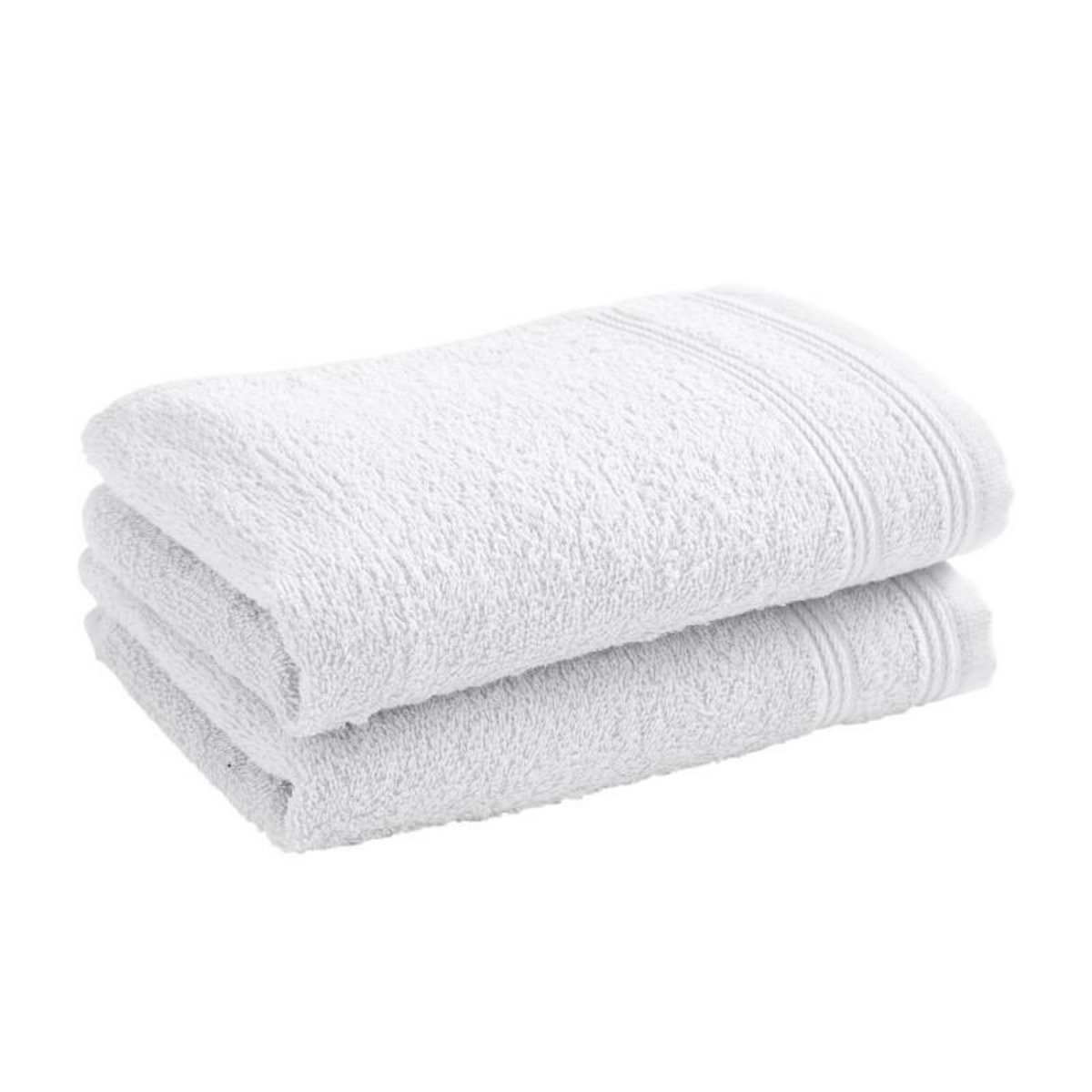 COTON PUR Lot de 2 serviettes invité  Spa  30 x 50 cm / 400 gr/m² -  - Lot de 2 Serviettes invité 30 x 50 cm