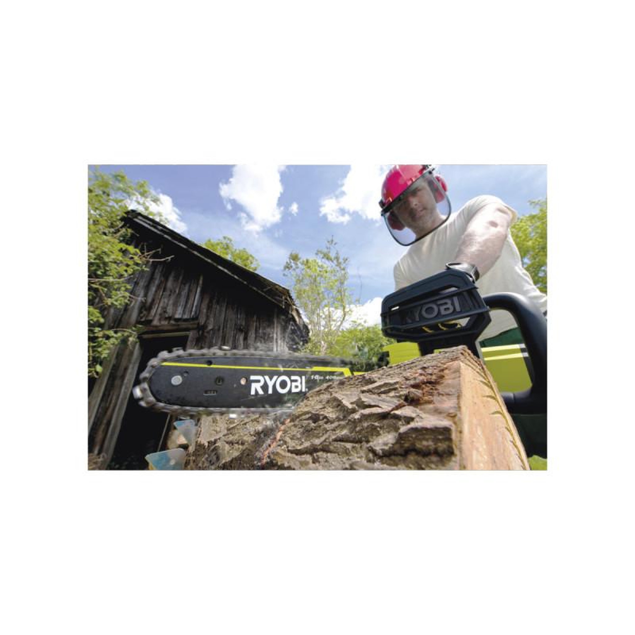 Voir la diapositive 3 : Ryobi Tronçonneuse électrique ryobi - rcs2340b2c - 2300w - 40cm - 2 chaines