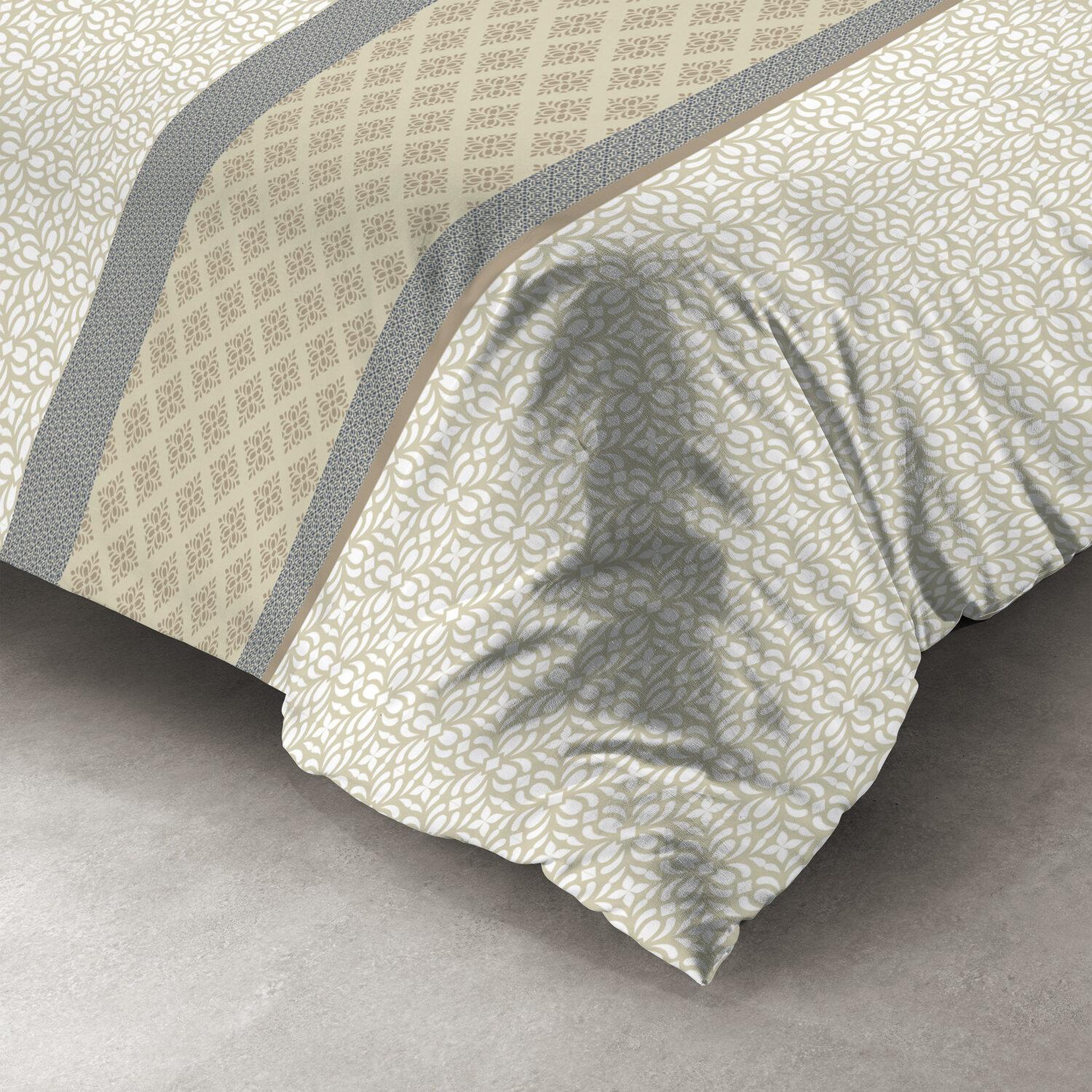 Voir la diapositive 4 : Les Ateliers du Linge Parure de couette 2pcs 140x200cm 100% microfibre 55gsm sofra naturel