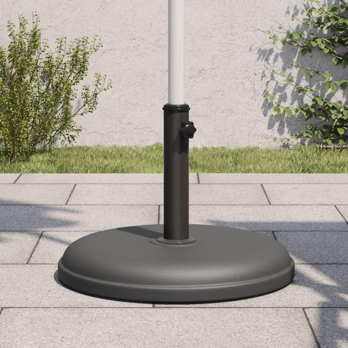 VIDAXL Base de parasol pour mats Ø32/35/38 mm 15 kg rond