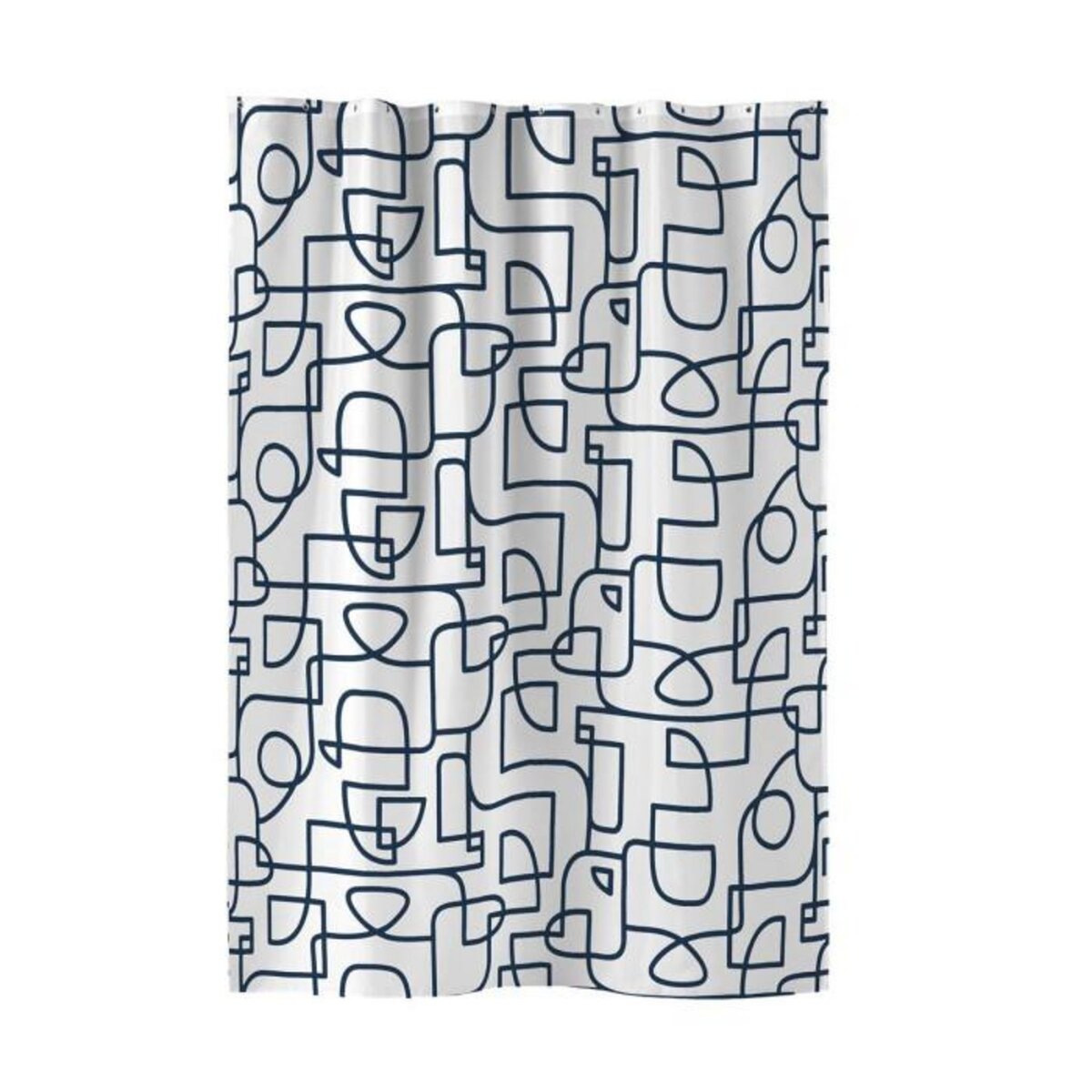 Paris Prix Rideau de Douche  Labyrinthe  180x200cm Blanc