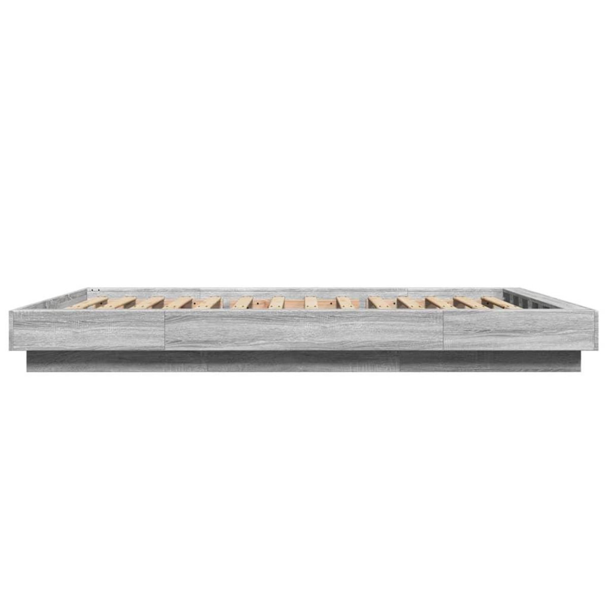 VIDAXL Cadre de lit sans matelas sonoma gris 120x190 cm
