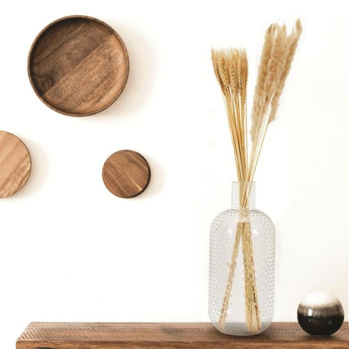 Paris Prix Vase Design en Verre  Bulle  35cm Transparent