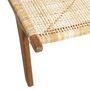Voir la diapositive 4 :  Fauteuil en Teck & Rotin  Timor  80cm Naturel