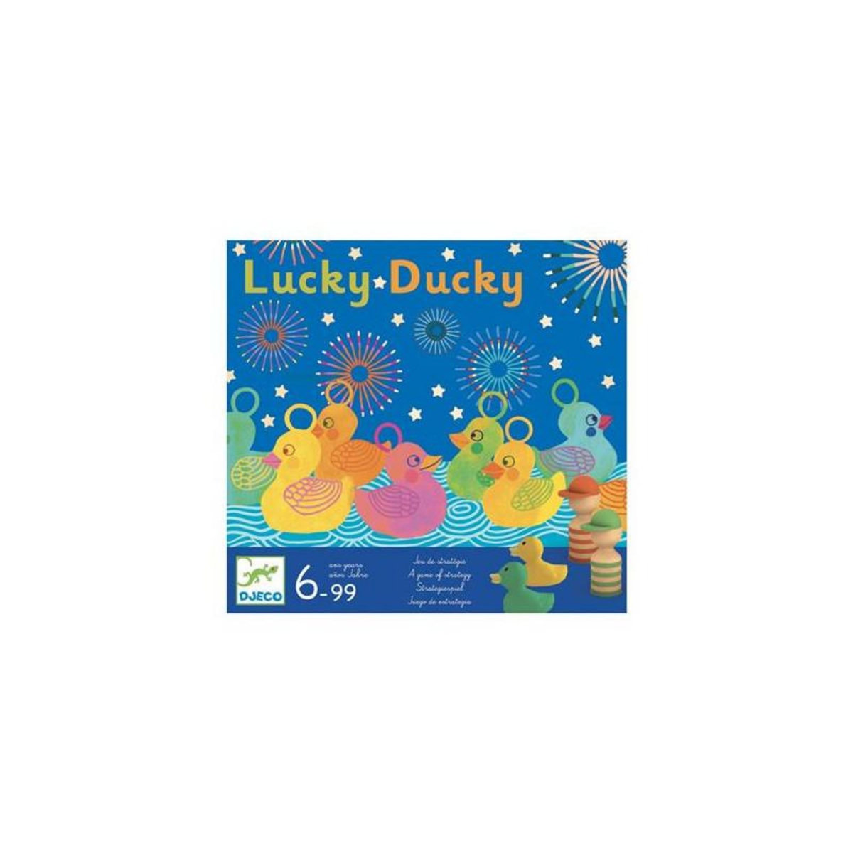 Djeco Jeu de stratégie Lucky Ducky