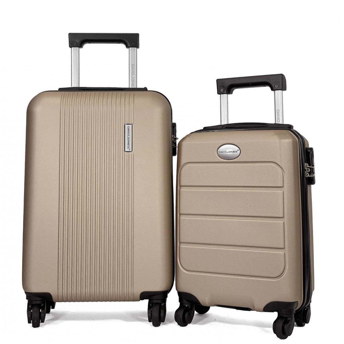 David Jones Lot 2 valises cabines rigides dont une 55cm et une underseat XS 45cm