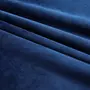 VIDAXL Rideaux occultants et crochet 2pcs Velours Bleu fonce 140x245cm