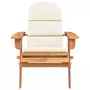 VIDAXL Chaise de jardin Adirondack avec coussins bois massif d'acacia