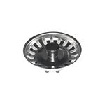 MARKET24 Filtre d'évier EDM 01710 teka Argenté Ø 8 cm 3,1 x 8,1 cm