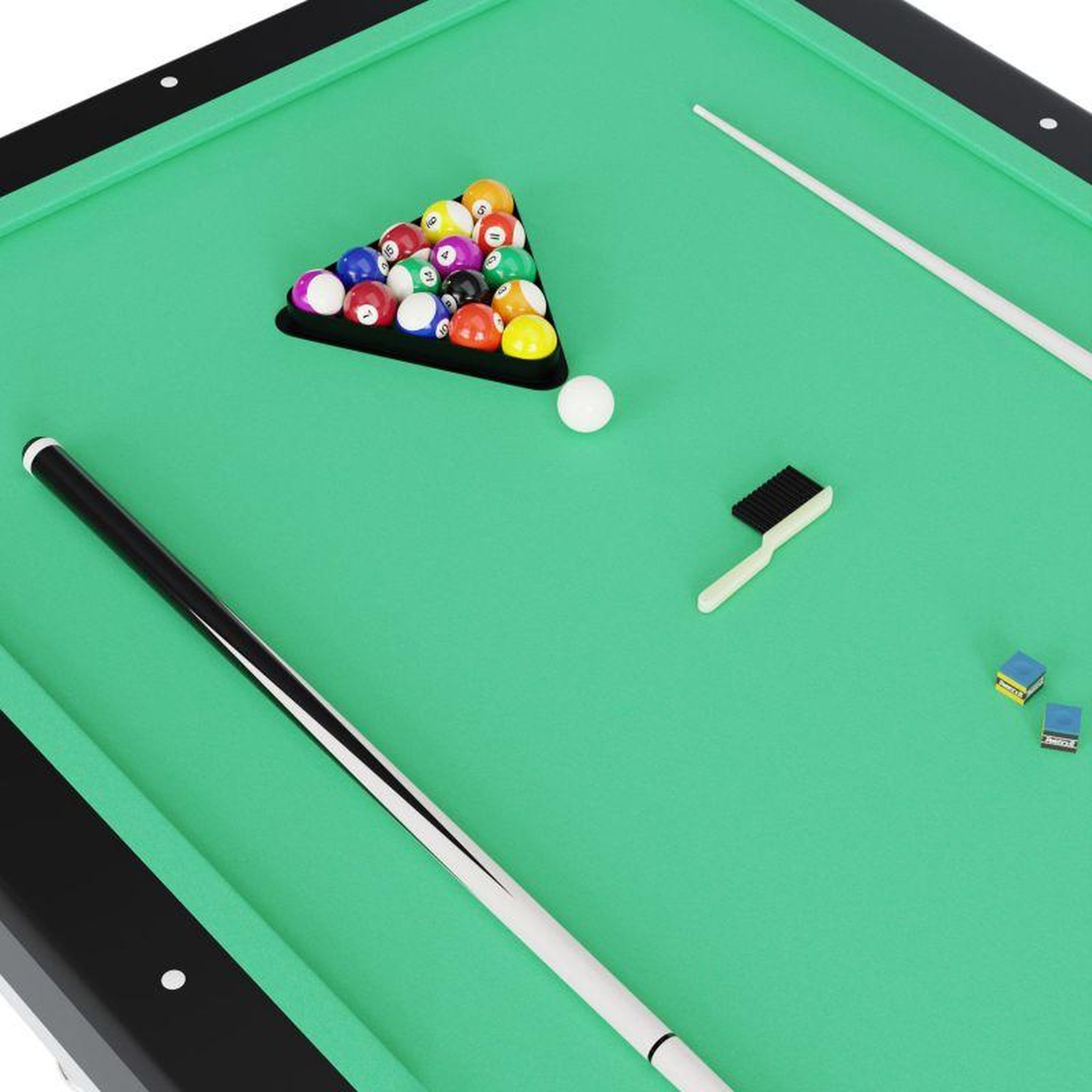 Voir la diapositive 6 : SOKKER Table multi jeux 3 en 1 APOLLON Billard, Ping-Pong, Plateau Dînatoire - avec accessoires