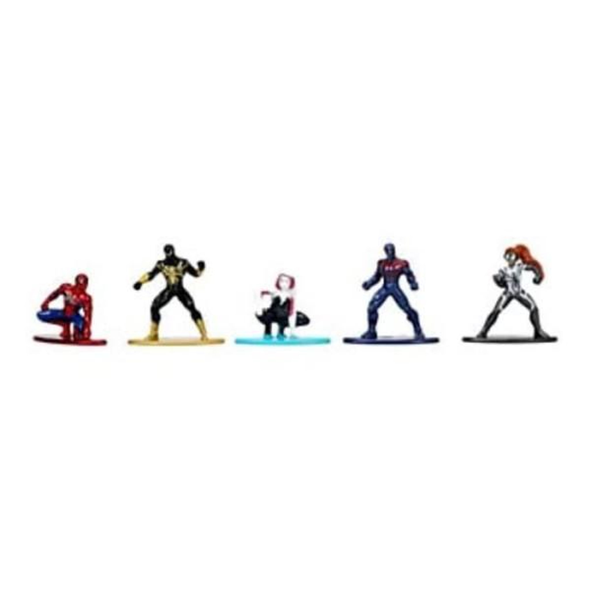 Voir la diapositive 5 : SIMBA.DICKIE.GROUP Coffret Spiderman - 18 figurines 4cm en métal - Personnages de l'univers Spiderman