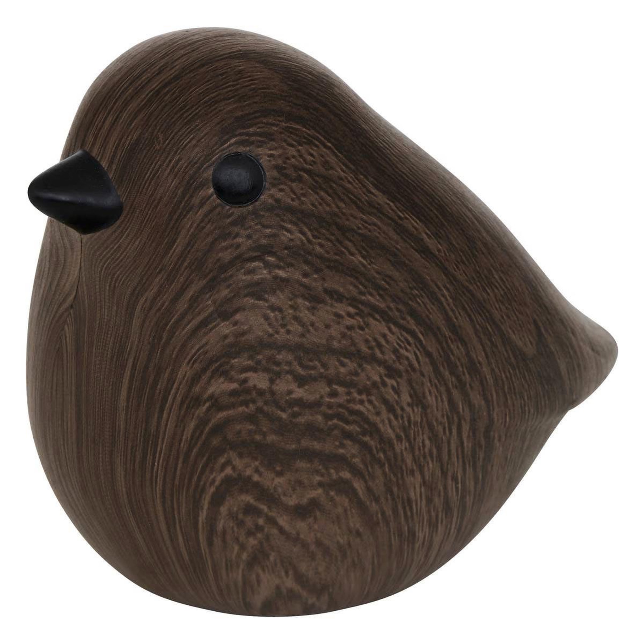 ATMOSPHERA Statuette oiseau en dolomite  automne  14cm tabac
