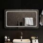 Voir la diapositive 3 : VIDAXL Miroir de salle de bain a LED 90x50 cm