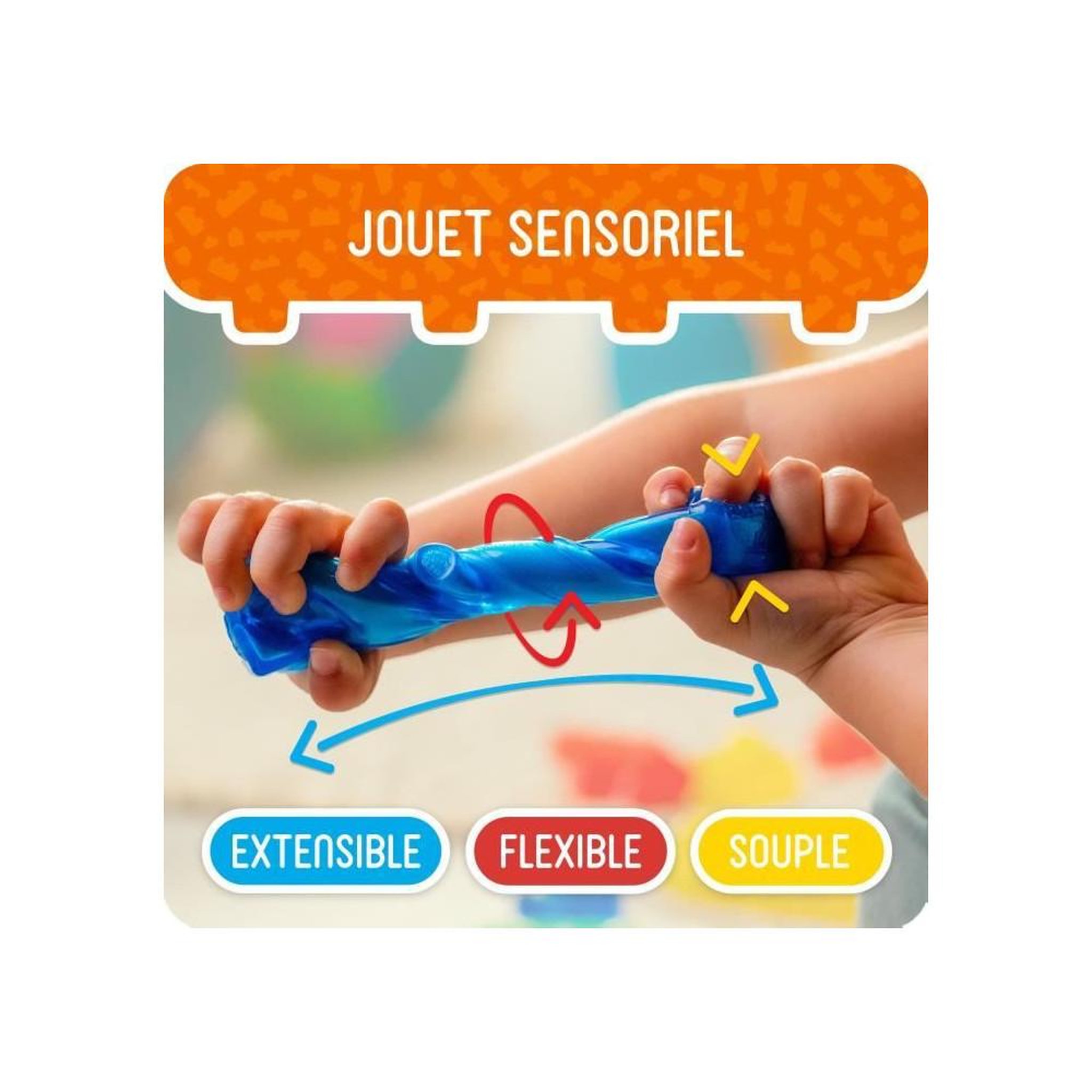 Voir la diapositive 6 : GOLIATH Coffret ferme - Jeu de construction - JELLY BLOX - GOLIATH - Briques souples et flexibles - Des 2 ans