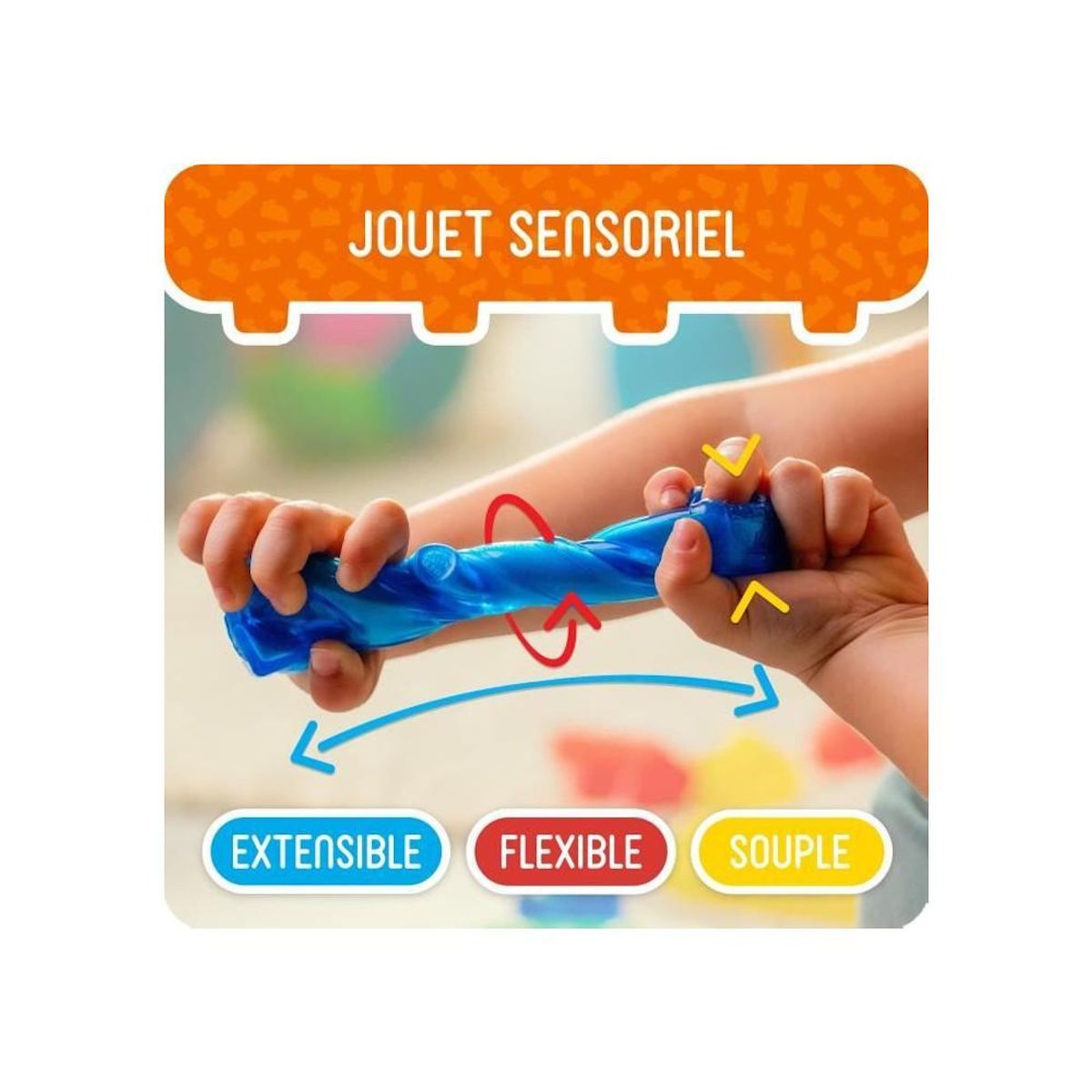 GOLIATH Coffret ferme - Jeu de construction - JELLY BLOX - GOLIATH - Briques souples et flexibles - Des 2 ans