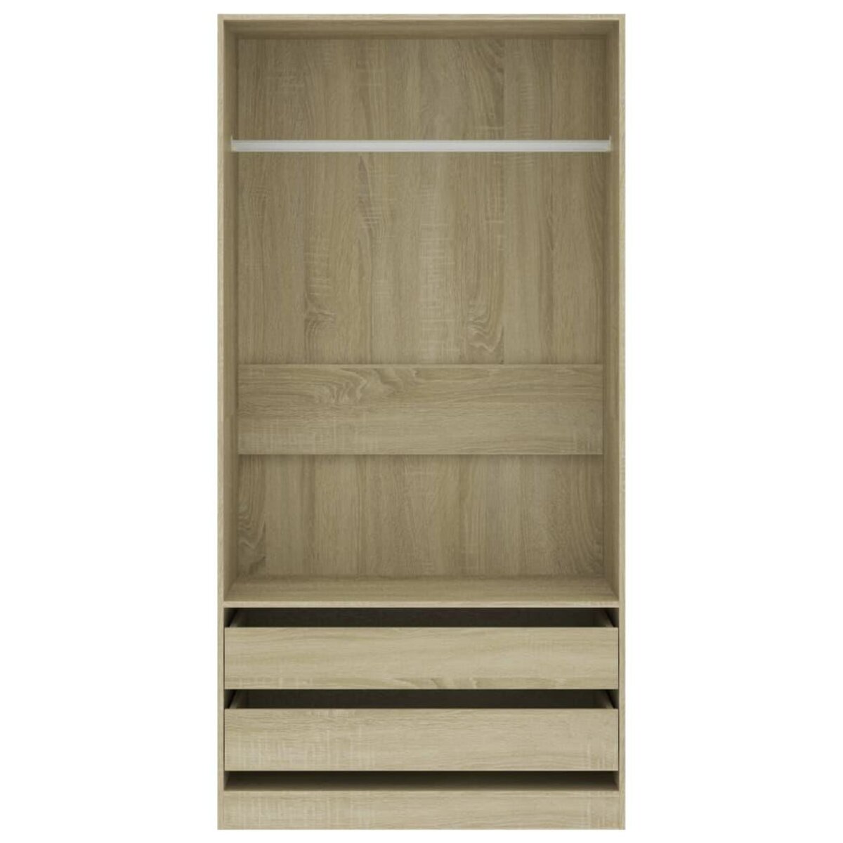 VIDAXL Garde-robe Chene sonoma 100x50x200 cm Bois d'ingenierie