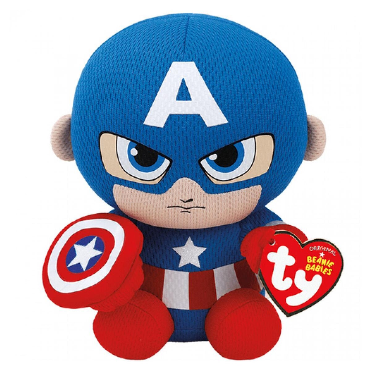 Ty Marvel Beanie Babies Small - Captain America
