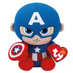 Ty Marvel Beanie Babies Small - Captain America