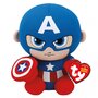 Voir la diapositive 1 : Ty Marvel Beanie Babies Small - Captain America