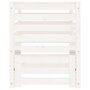 Voir la diapositive 5 : VIDAXL Composteur Blanc 63,5x63,5x77,5 cm Bois massif de pin