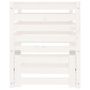 Voir la diapositive 5 : VIDAXL Composteur Blanc 63,5x63,5x77,5 cm Bois massif de pin