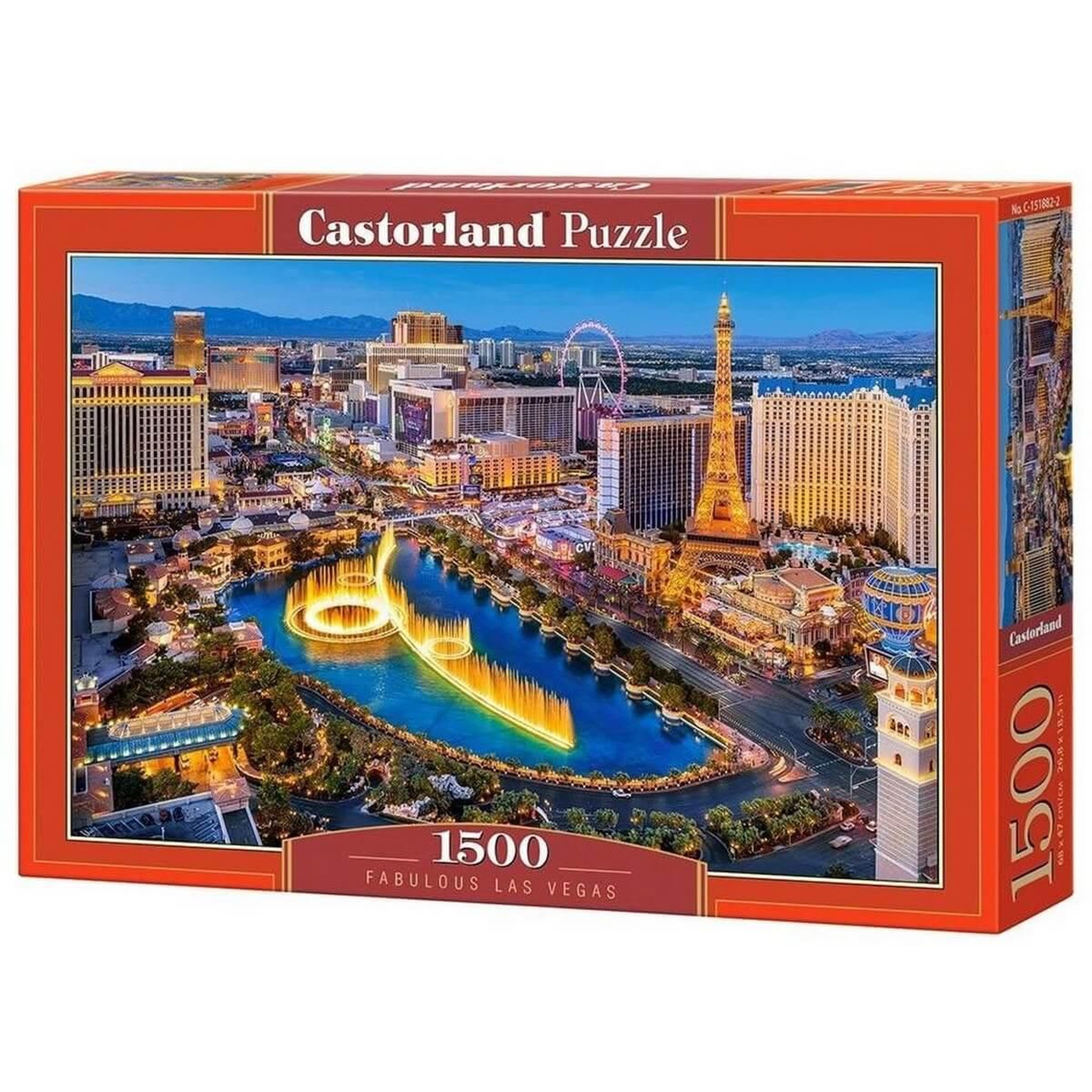 Voir la diapositive 2 : Castorland Puzzle 1500 pièces : Le fabuleux Las Vegas