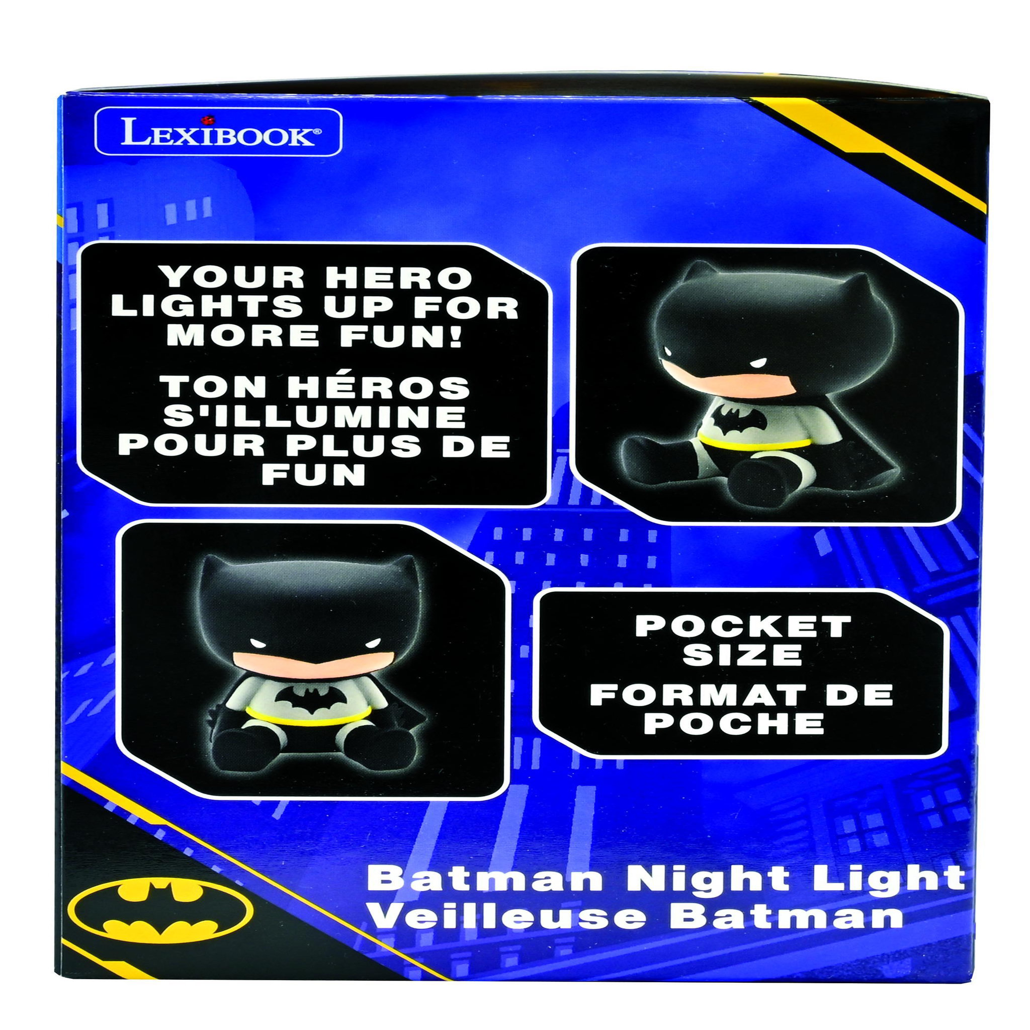 Voir la diapositive 6 : Lexibook Veilleuse Batman en 3D avec variation de couleurs