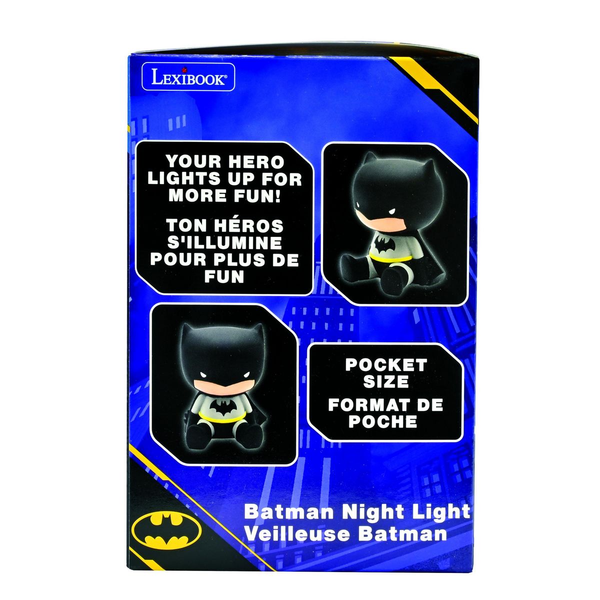 Lexibook Veilleuse en 3D avec variation de couleurs Batman
