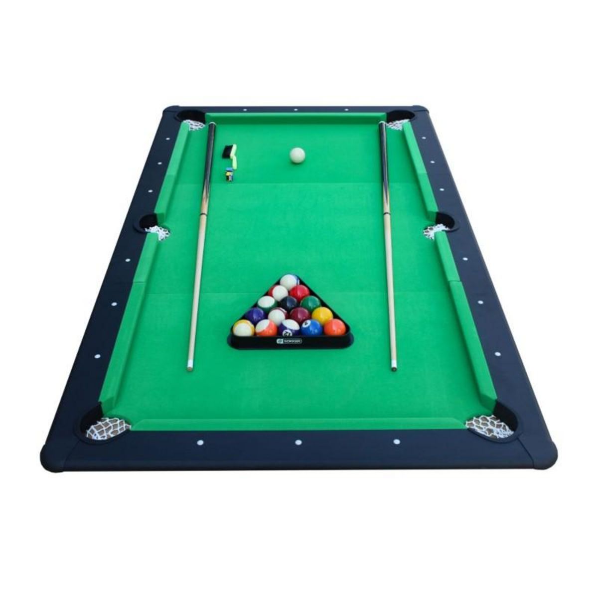 SOKKER Plateau de jeux billard 192,5 x 109,5 cm - Essentiel ++