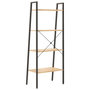 Voir la diapositive 5 : VIDAXL Etagere sur pied 4 niveaux Marron clair et noir 56x35x140 cm