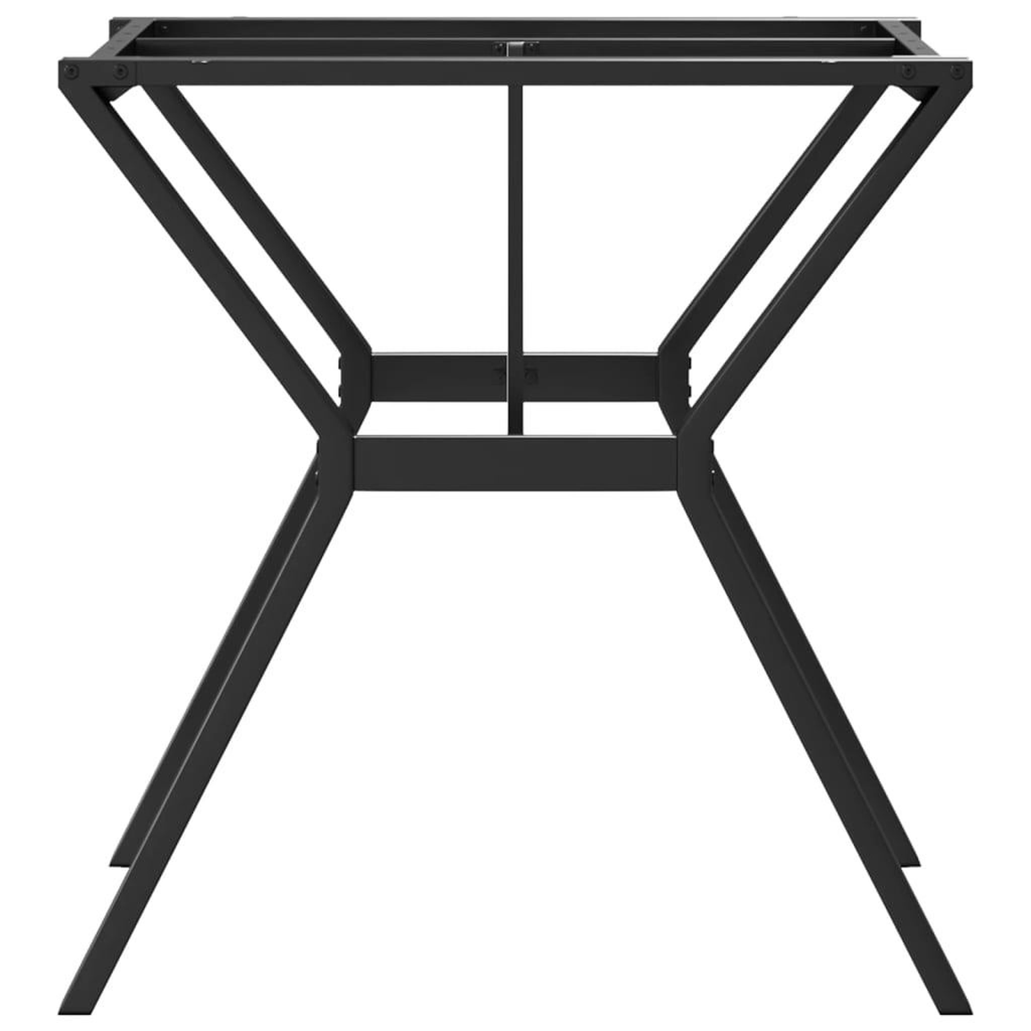 Voir la diapositive 5 : VIDAXL Pieds de table a manger cadre en Y 70x70x73 cm acier
