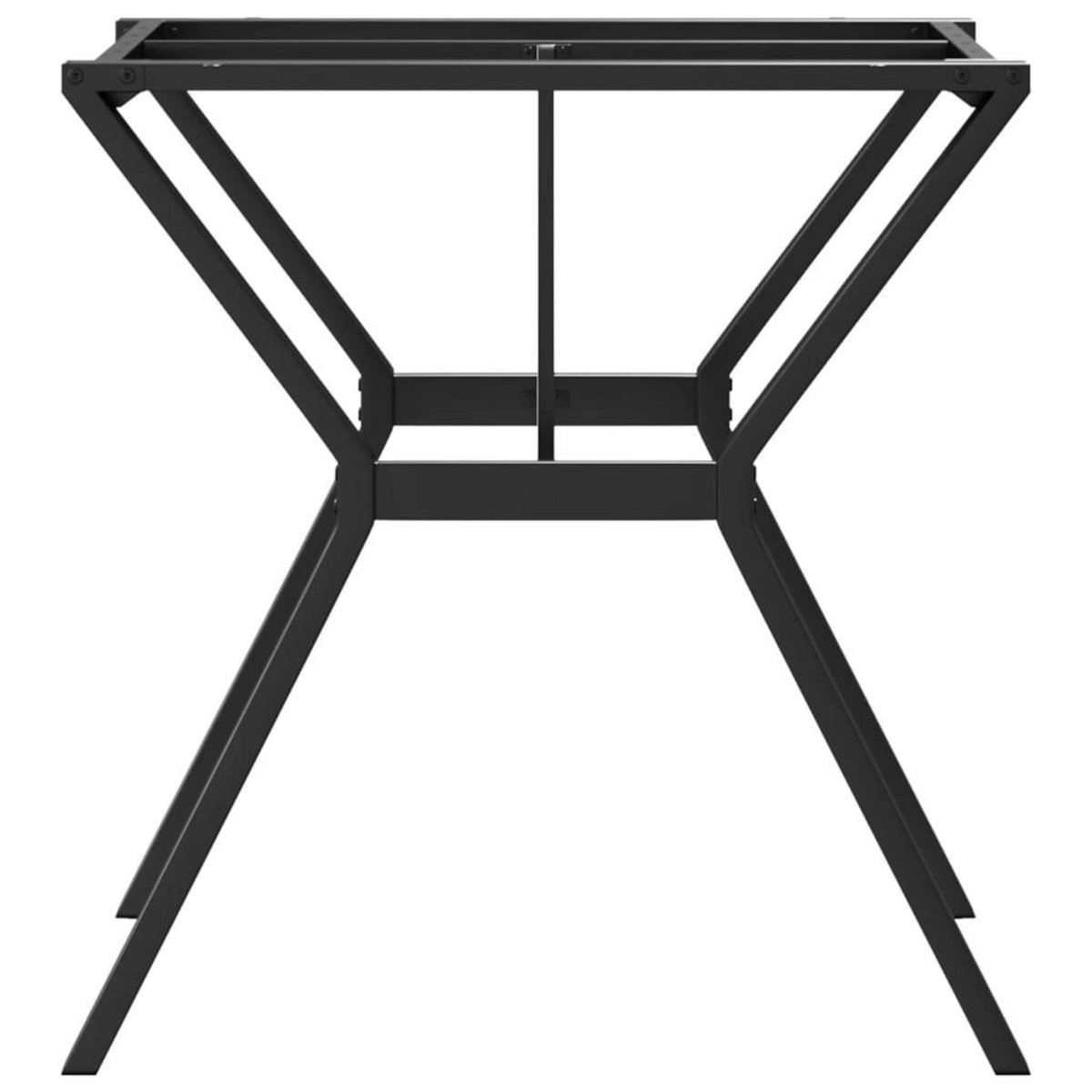 VIDAXL Pieds de table a manger cadre en Y 70x70x73 cm acier