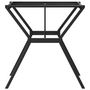 Voir la diapositive 5 : VIDAXL Pieds de table a manger cadre en Y 70x70x73 cm acier