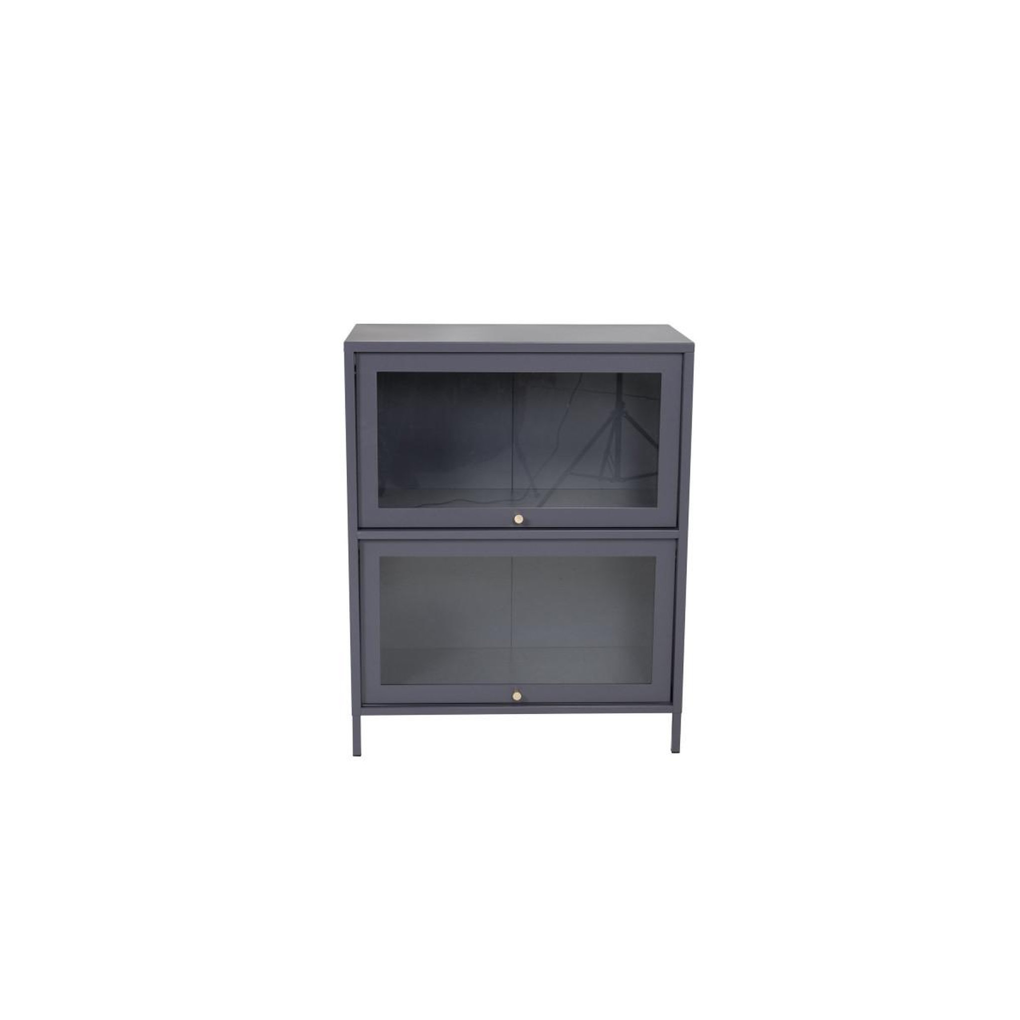 Voir la diapositive 2 : Paris Prix Vitrine 2 Portes  Bakal  100cm Gris Clair