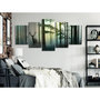 Voir la diapositive 2 : Paris Prix Tableau Imprimé 5 Panneaux  Morning Wide Green